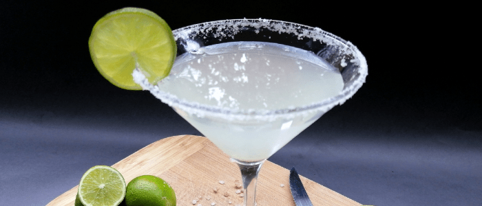 bandera serie Aproximación Tequila Margarita - receta original en onzas - oz | Tragos del Mundo