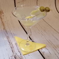 martini cóctel trago