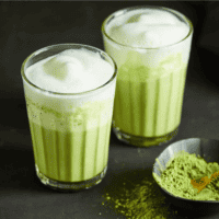 matcha latte receta rica